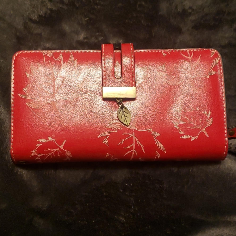 Red Autumn wallet